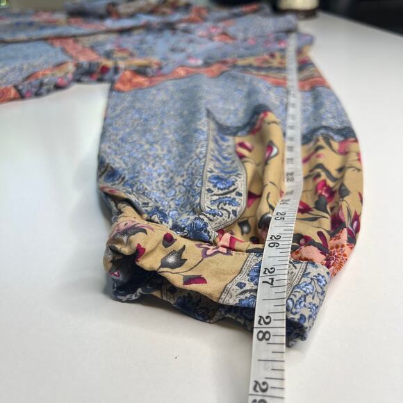 Christian Siriano Women's Top New York Button Up Patchwork Shirt Artsy Size L - Picture 12 of 16